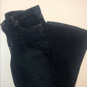 Calvin Klein Dark Wash Blue Flare Jeans 12x32